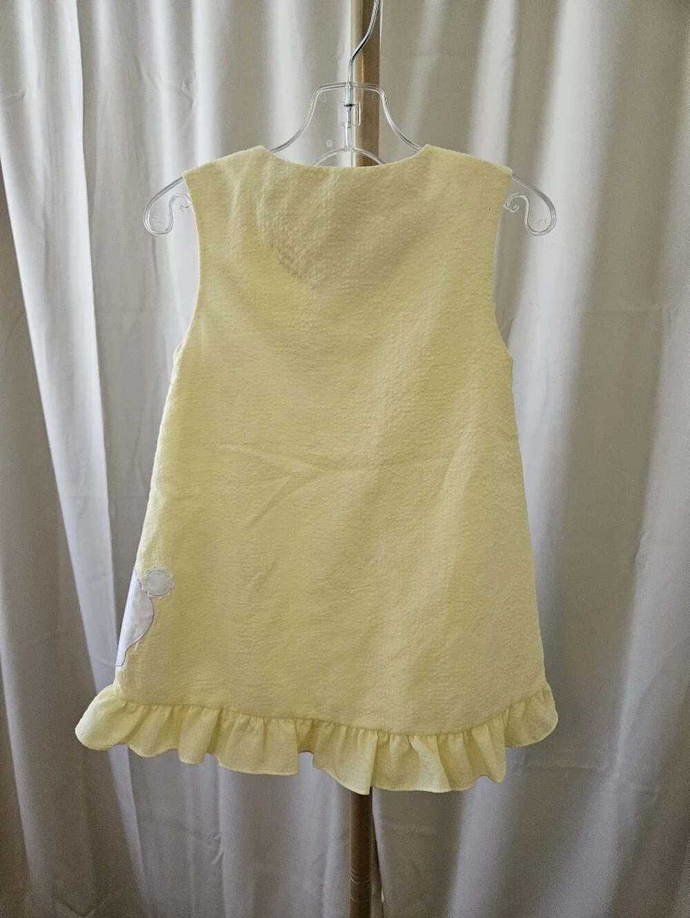 Petit Ami Appliqué Bunny & Tulips Dress – Size 18M